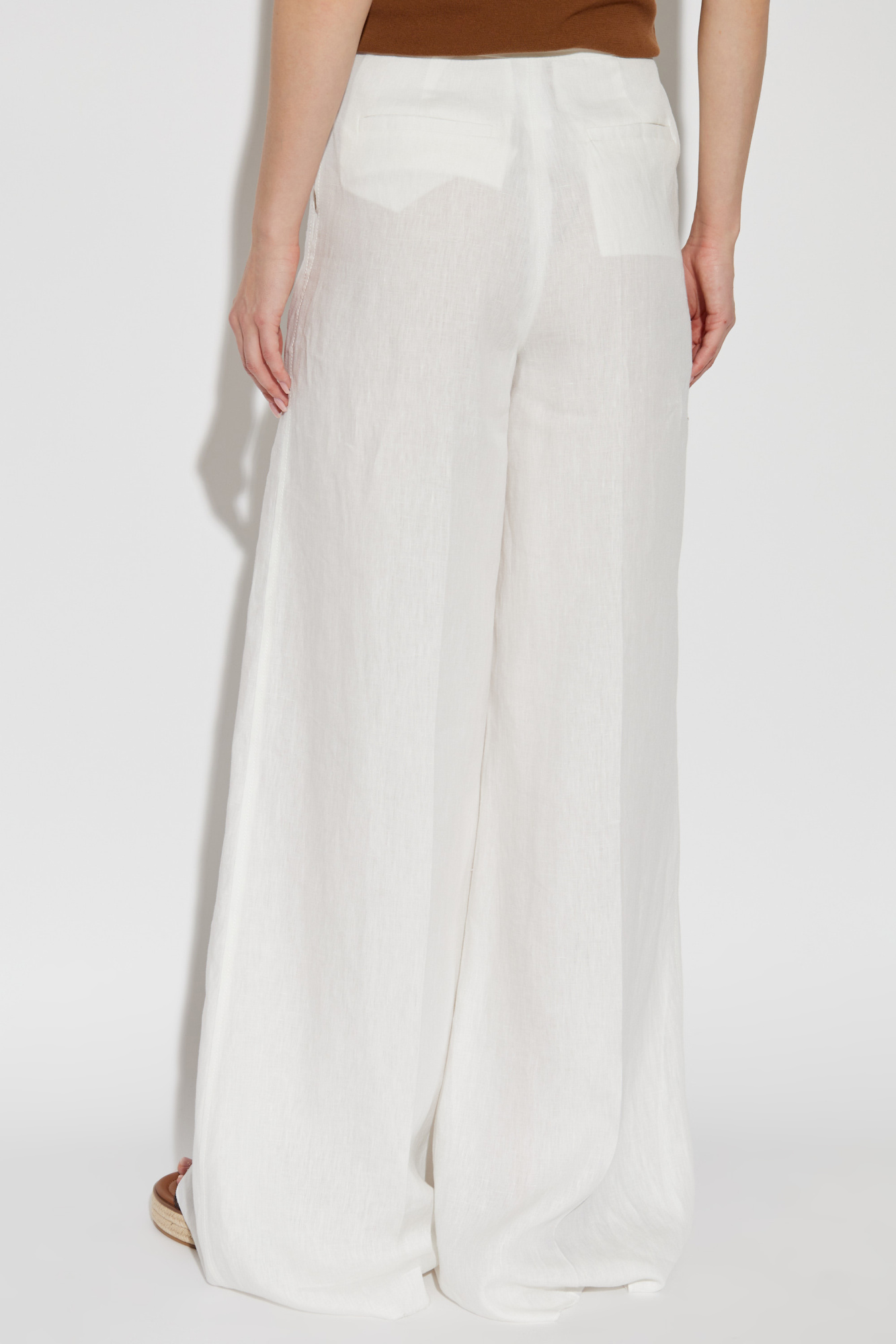 VIP【関税送料無料】希少 Max Mara Sequoia trousers MAX MARA Sequoia Linen Wide Pants Max Mara